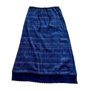 Eddie Bauer 100% Baumwolle Skirt Lace Trimmed